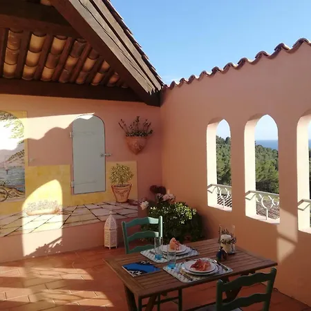 Hameau Des Amandiers - Vue Mer, Golf Et Vignes Lägenhet Saint-Cyr-sur-Mer