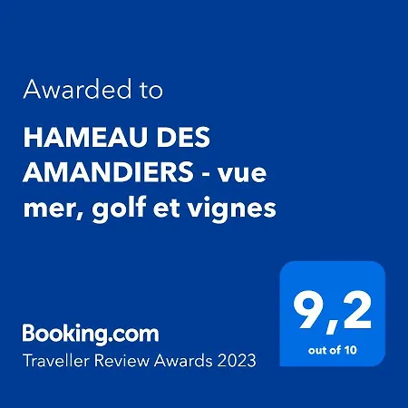 Hameau Des Amandiers - Vue Mer, Golf Et Vignes Lägenhet